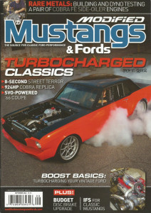 MODIFIED MUSTANGS & FORDS 2012 SEPT - COBRA FE 427 BUILD, SPRINT